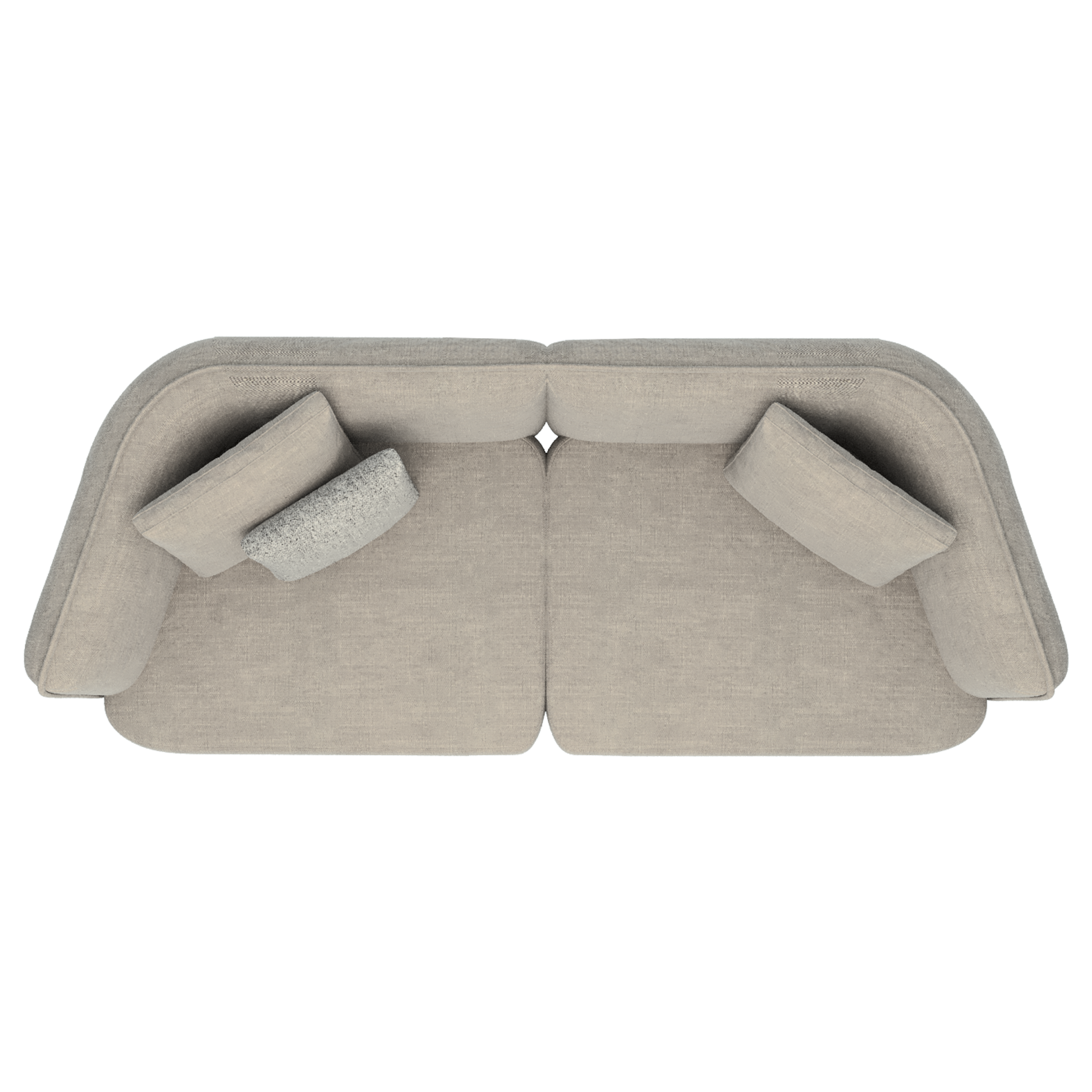 Mini Cushy Plain Beige