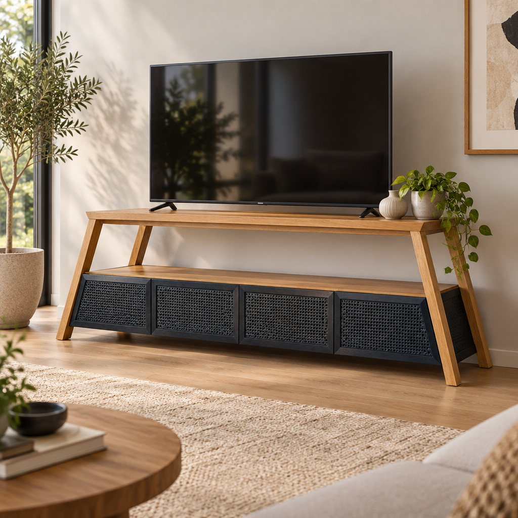 Pyra TV Unit on set