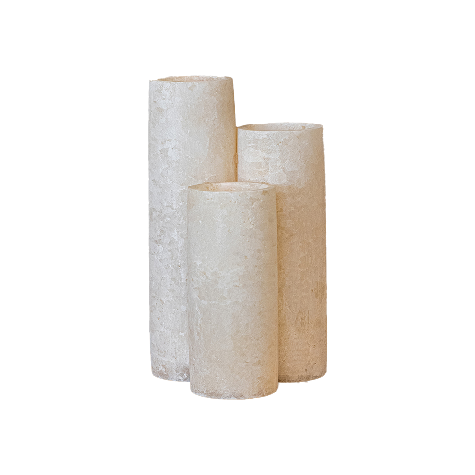 Trio Alabaster Vase