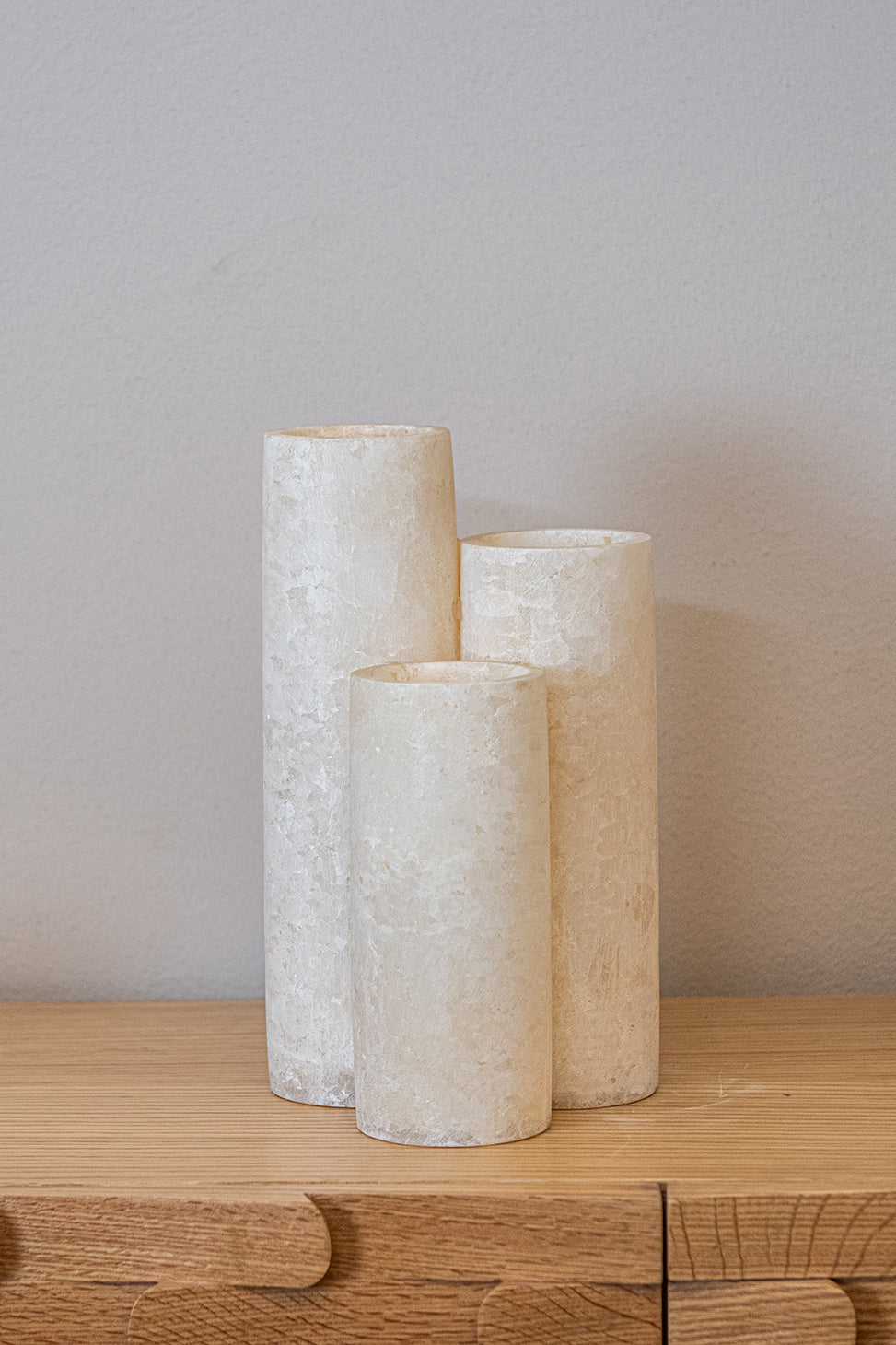 Trio Alabaster Vase