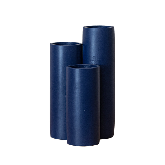 Trio Blue Vase