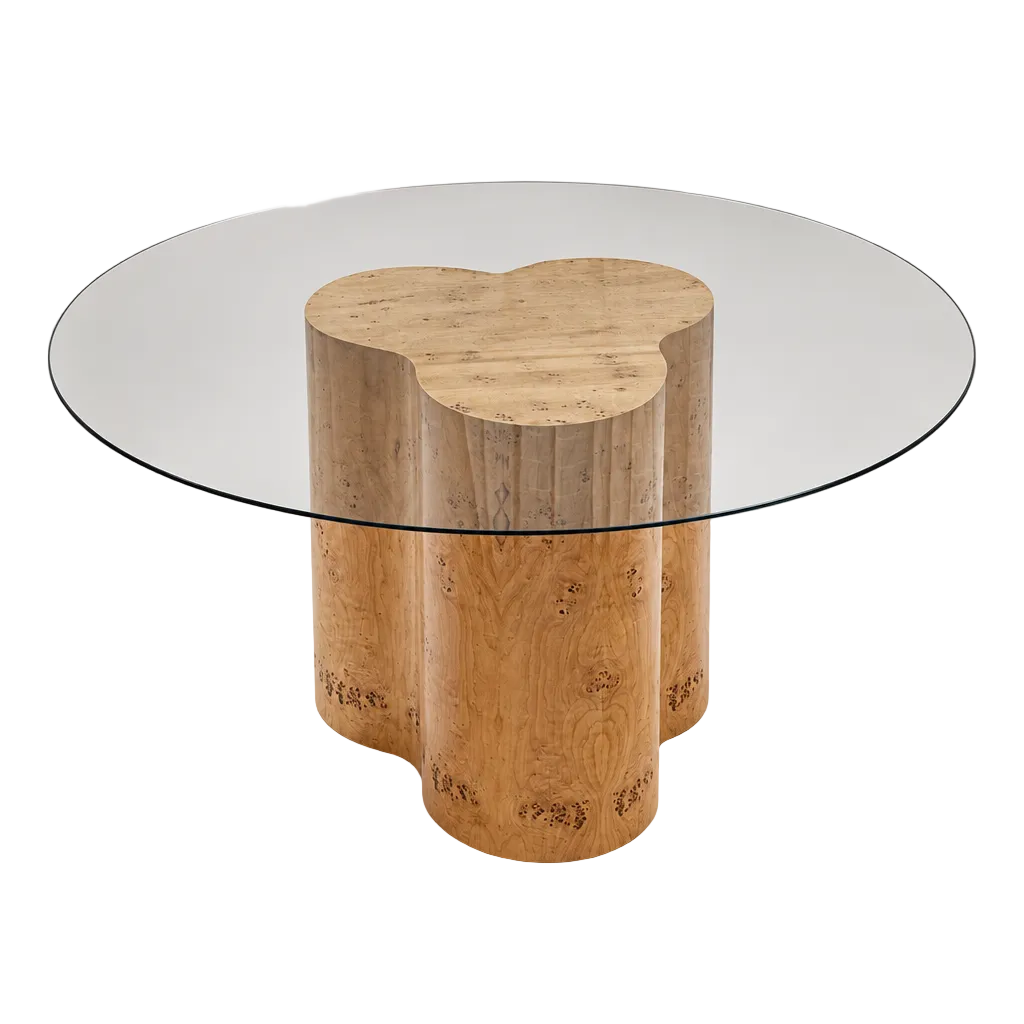 TRO round dining table alternate angle